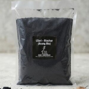 LSari - Biochar Arang Bio 100% Organik Pembenah Tanah & Media Tanam - 1 Kg